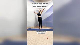 1 हफ़्ते मैं साइड फैट करे ख़त्म 100% Result #yoga #yogawithnaina #hotyoga