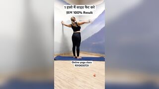 1 हफ़्ते मैं साइड फैट करे ख़त्म 100% Result #yoga #yogawithnaina #hotyoga