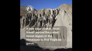 The heart of authentic yoga is in the higher plains of the Himalayas ice desert or Gompas