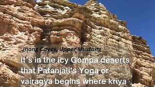 The heart of authentic yoga is in the higher plains of the Himalayas ice desert or Gompas