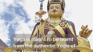 The heart of authentic yoga is in the higher plains of the Himalayas ice desert or Gompas