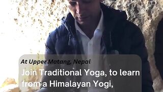 The heart of authentic yoga is in the higher plains of the Himalayas ice desert or Gompas