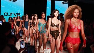 Curve Collection Lingerie Fashion Show Finale Slow Motion | Miami Swim Week 2023