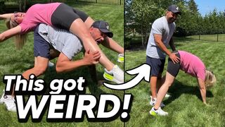 This got WEIRD! *Somersault Challenge*