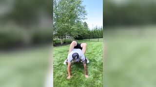 This got WEIRD! *Somersault Challenge*