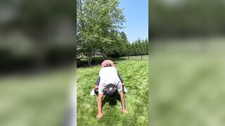 This got WEIRD! *Somersault Challenge*