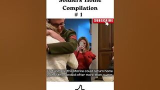 Most Emotional Soldiers Coming Home Compilation! #shorts #compilation