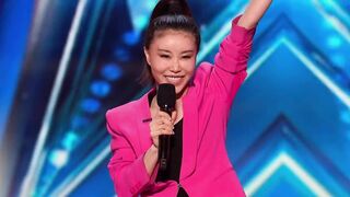 LOL! The judges try FACE YOGA with Koko Hayashi | Auditions | AGT 2023