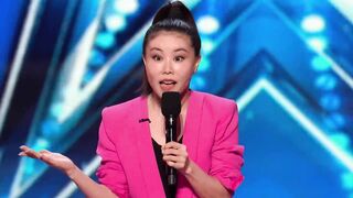 LOL! The judges try FACE YOGA with Koko Hayashi | Auditions | AGT 2023