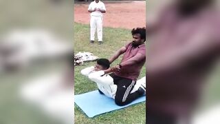 Back Stretching #fitness #stretching #helthtips #shotsvideo #cricket #shots