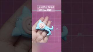 Como hacer el Peluche Pulpo de Coraline en Pasta Flexible o Pircekana Fría.