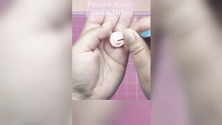 Como hacer el Peluche Pulpo de Coraline en Pasta Flexible o Pircekana Fría.