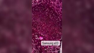 Funda de Goma flexible con brillitos para Samsung A03 #ramosmejia #accesoriosparacelulares #fu