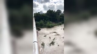 High Water Arroyos in La Junta Video Compilation - Anderson Arroyo with LJFD + King Arroyo