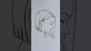 How to draw hair ✏️ #art #artwork #draw #drawing #sketch #cartoon #anime #satisfying #artist #hair