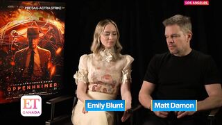 Matt Damon, Emily Blunt Reveal Director Christopher Nolan Is 'Very Funny’
