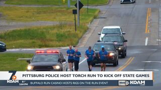 Pittsburg Police Host Torch Run to Kick Off Special Olympics State Games (07/21/2023)