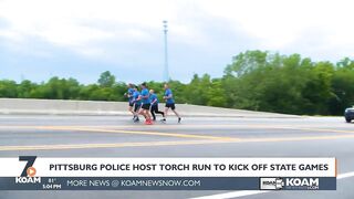 Pittsburg Police Host Torch Run to Kick Off Special Olympics State Games (07/21/2023)