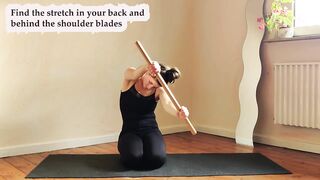 How to use an exercise stick | stretching and conditioning