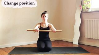 How to use an exercise stick | stretching and conditioning