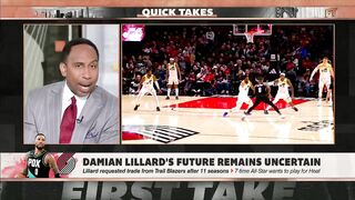 ???? HOPEFULLY SOUTH BEACH! ????️ - Stephen A. has more thoughts on Damian Lillard's future | First Take