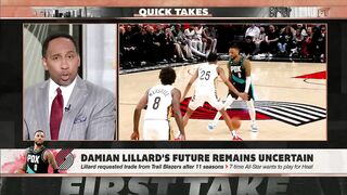 ???? HOPEFULLY SOUTH BEACH! ????️ - Stephen A. has more thoughts on Damian Lillard's future | First Take