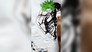 goku vs broly part 2 || goku || #like #youtube #instagram #viral #sketch #drawing #youtubeshorts