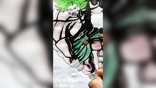 goku vs broly part 2 || goku || #like #youtube #instagram #viral #sketch #drawing #youtubeshorts