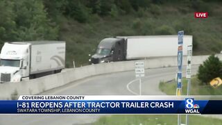 Interstate reopens after tractor-trailer crash