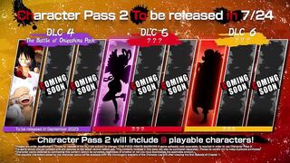 One Piece Pirate Warriors 4 - Character Pass 2 "Reveal" Trailer | PS4 Games
