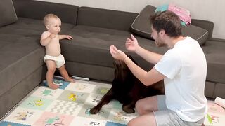 So Funny! Baby Robert Pretending to be a Yoga Master!