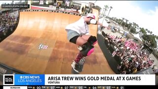 Arisa Trew takes home gold medal at X Games