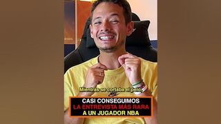 (CASI) CONSEGUIMOS LA ENTREVISTA MÁS LOCA #nba #viral #foryou #shorts #humor #challenge #baloncesto