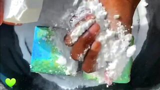 Dyed plain gym chalk crush 3 vid compilation Enjoy friends ???? ????