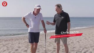 Practice golf on the beach like Seve Ballesteros