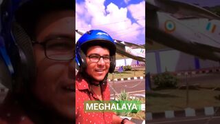 Shillong to Cherapunji in Scooty #travel #youtubeshorts