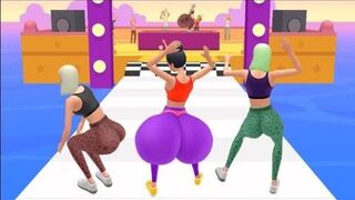 Twerk Race 3D full game play || Funny game Twerk race 3D || #Twerk