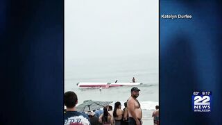 Small plane crashed in water off Hampton Beach