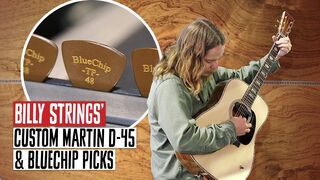 Billy Strings' Custom Martin D-45 & BlueChip Picks | Rig Rundown Trailer
