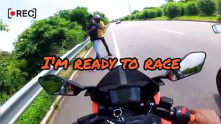 ktm rc200 vs pulsar rs200 drag race ???????????? | both bs6 2023 models | #youtube #pulsar #ktmindia