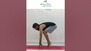 Bakasans Arm Balance Nature Pace Yoga #shorts #yoga #strength