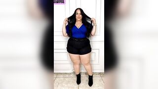 Latest Curvy women shorts,Plus size Try On Haul,Fashion haul