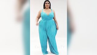 Plus Size Real Lingerie Model | Summer Outfit & Multi Clothing Haul 2023