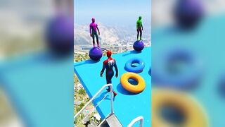 GTA 5 Epic Ragdolls/Spiderman Funny Compilation #714 (GTA5, Euphoria Physics, Funny Moments) #shorts