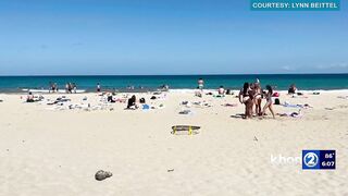 Water woes at Hawaii Island's Hapuna Beach