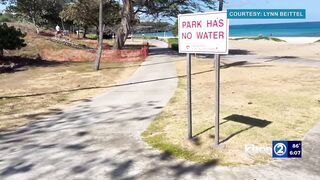 Water woes at Hawaii Island's Hapuna Beach