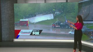 Tractor-trailer crash causes I-255 EB lane closures