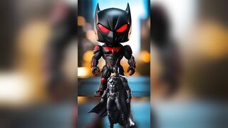 miniature Batman with several unique models #short #marvel #superheroes