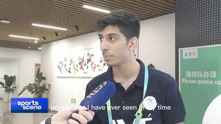 Chengdu FISU Games | Iranian athlete: "China is a very fantastic country." 伊朗运动员：中国人民非常友好 中国非常棒