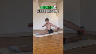 2 exercises to achieve the split ✅ #stretching #flexibility #yoga #mobility #health #gymnastics